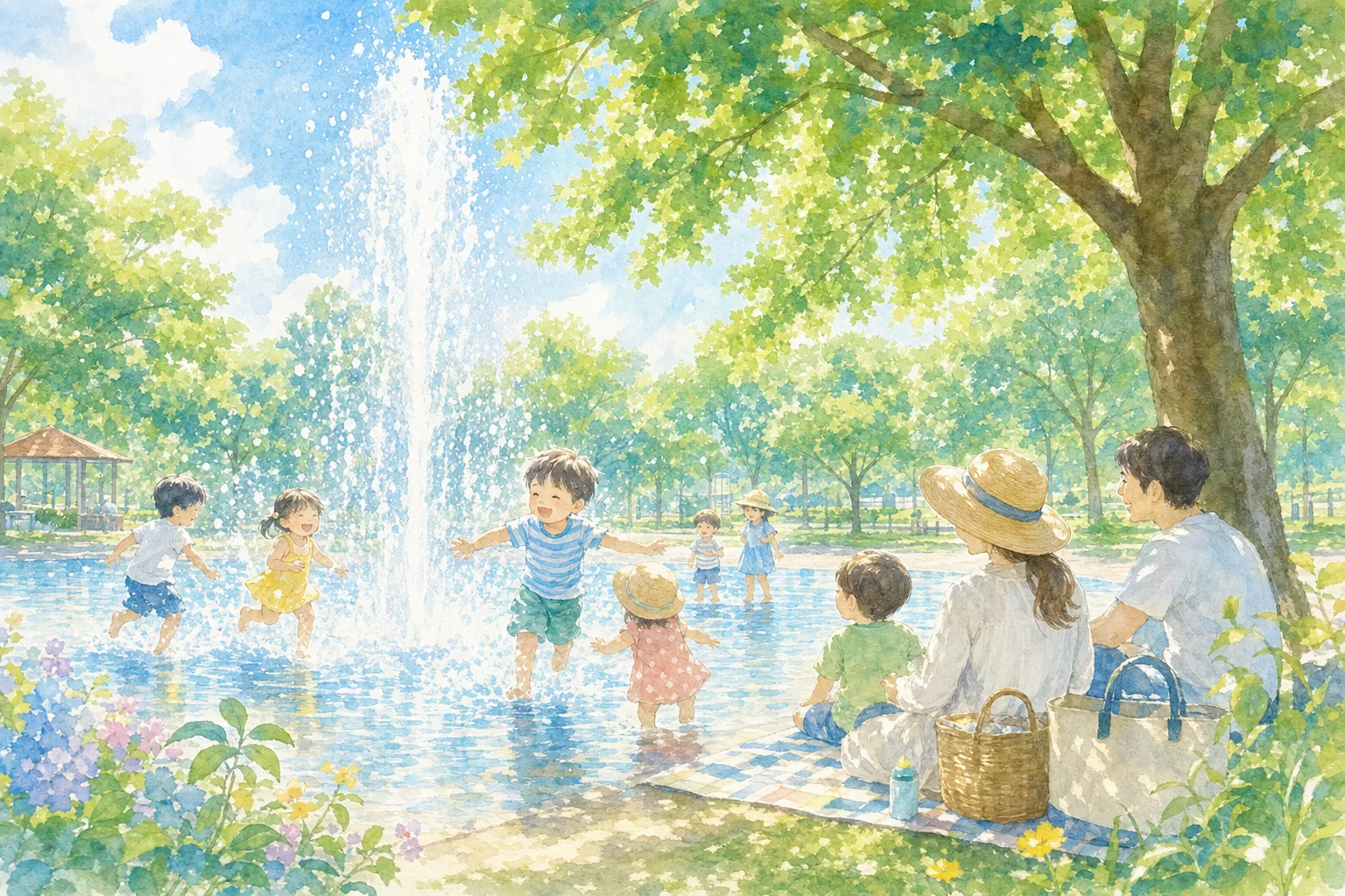 2026年 高見公園 じゃぶじゃぶ池 1日満喫コース