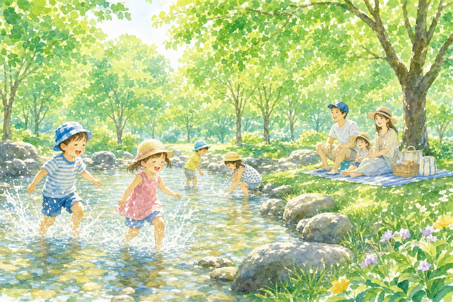 2026年 美島公園 徒渉池 1日満喫コース