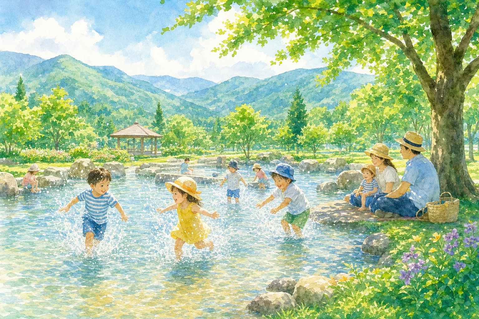 2026年 陵南公園 じゃぶじゃぶ池 1日満喫コース