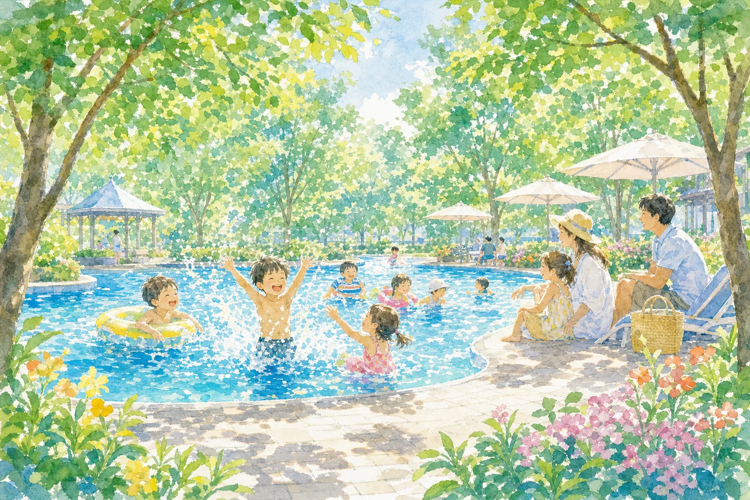 2026年 田町公園プール 1日満喫コース