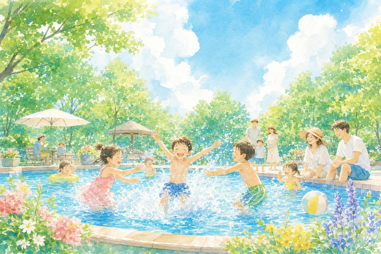 2026年 綱島公園プール 1日満喫コース