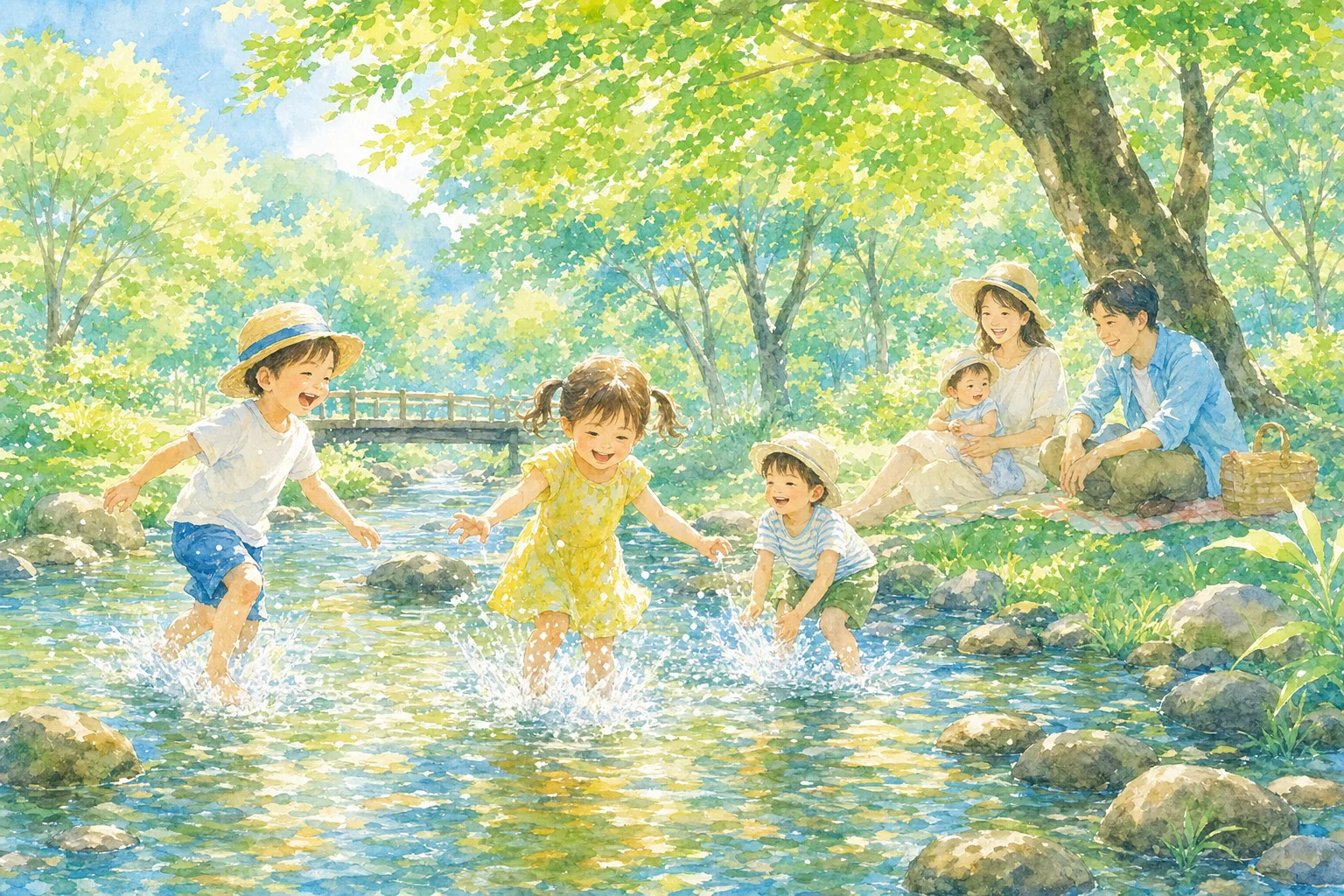 2026年 豊富シルクの里公園 小川の水遊び場 1日満喫コース