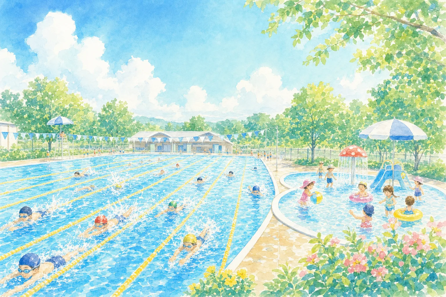 2026年 下関市市民プール 1日満喫コース