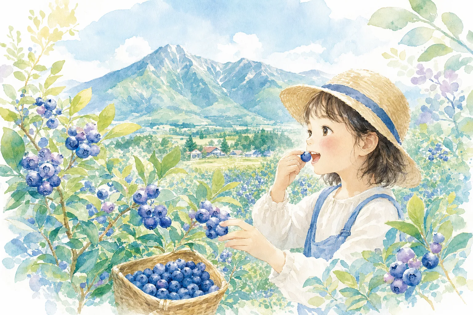 2026年 あきたブルーベリー農園(ブルーベリー狩り)の味覚狩り 1日満喫コース