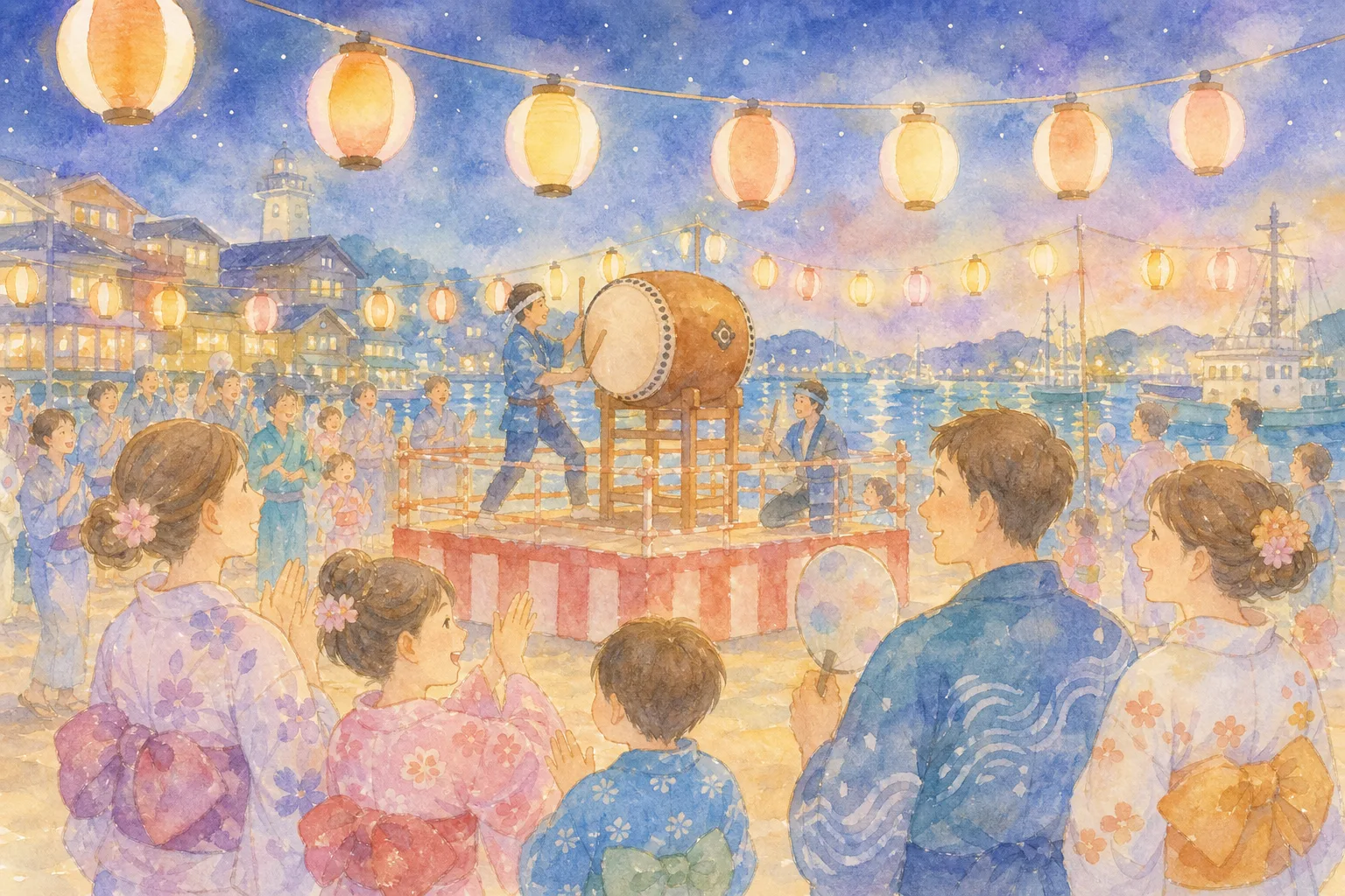 湊町地区一帯(祗園祭会場)