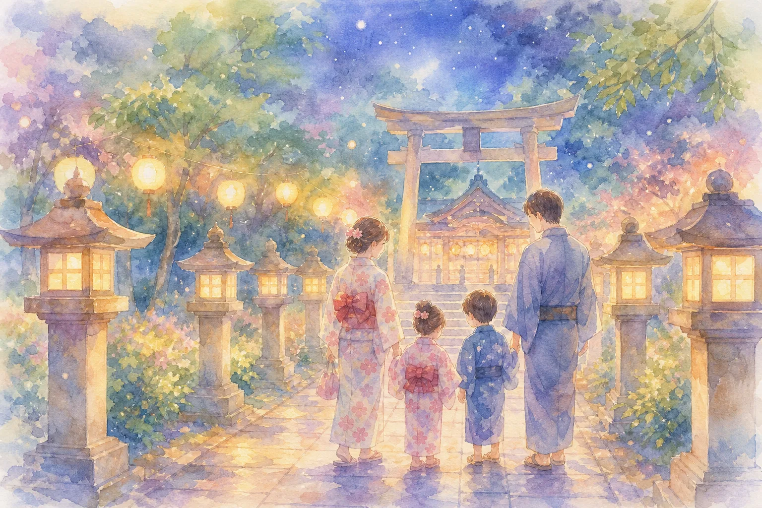 月読神社(六月灯会場)
