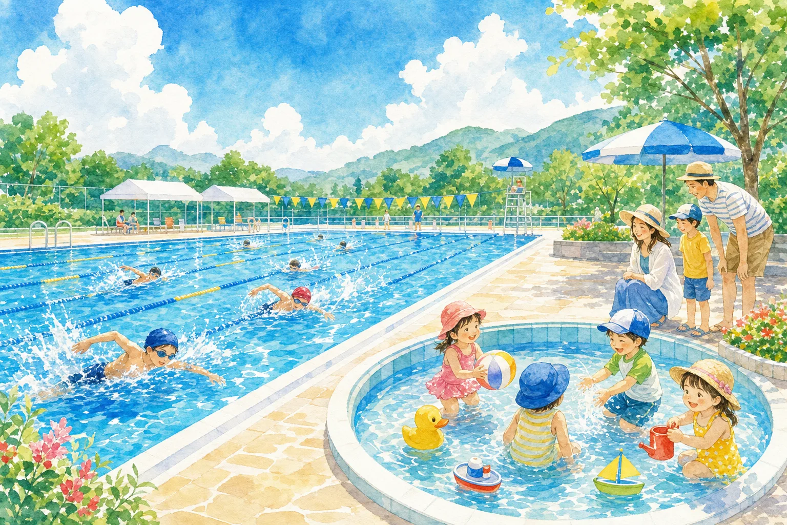 2026年 茨木市立五十鈴市民プール 1日満喫コース
