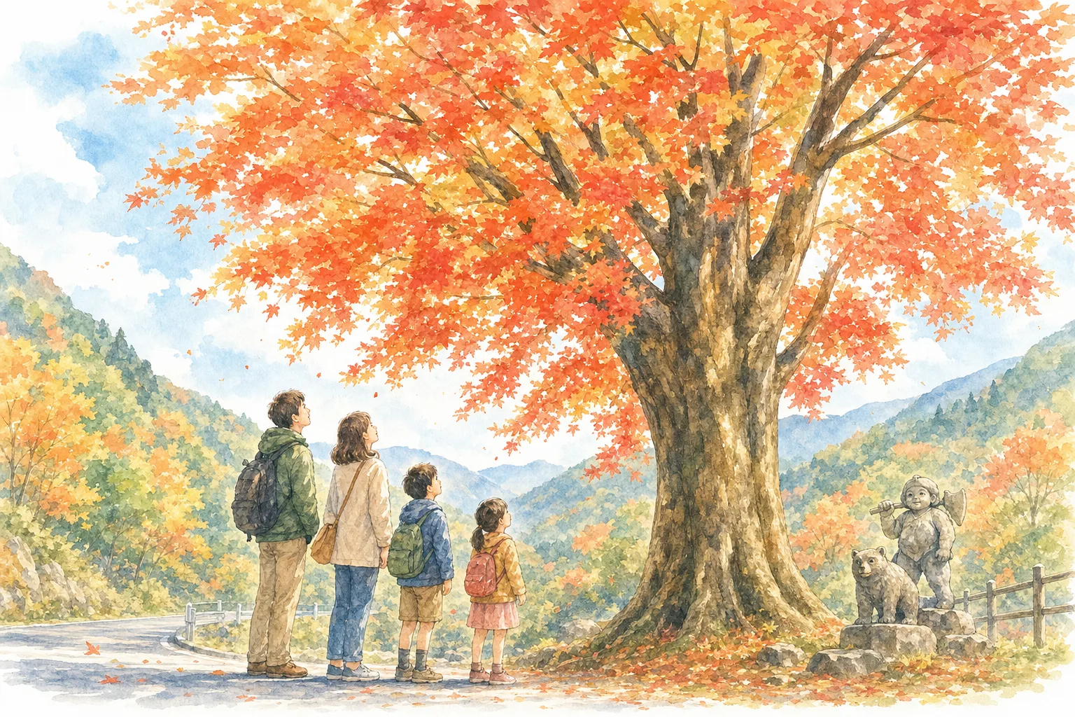 2026年 金太郎大もみじ(地蔵堂)の紅葉 1日満喫コース