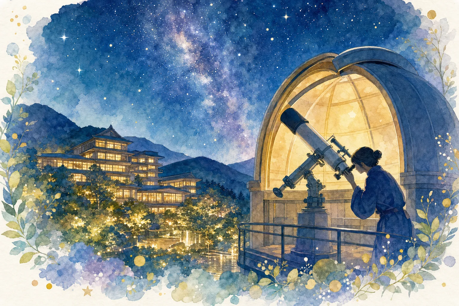 2026年 大谷山荘 天体ドームの星空 1日満喫コース
