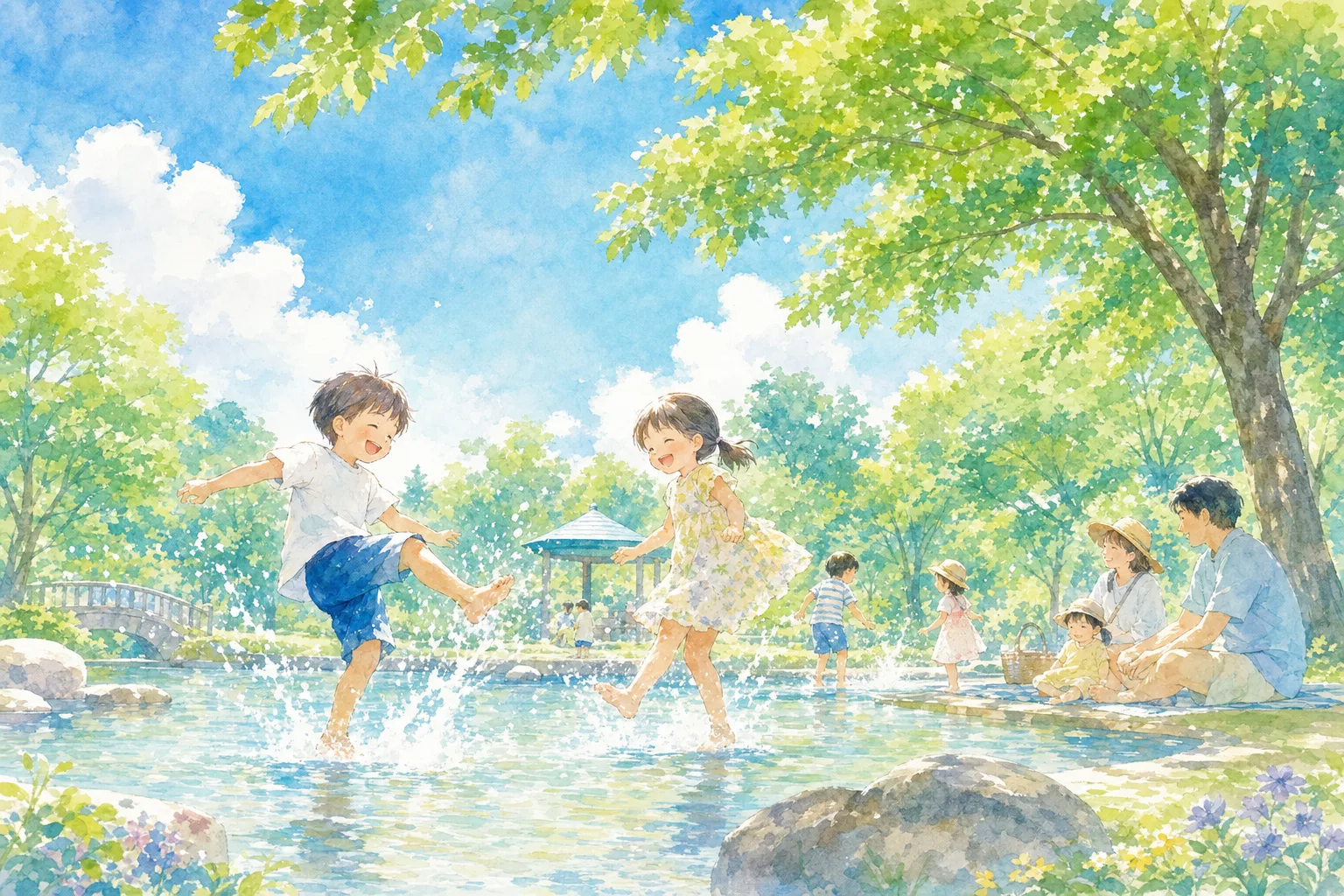 2026年 若葉公園 水遊び池 1日満喫コース