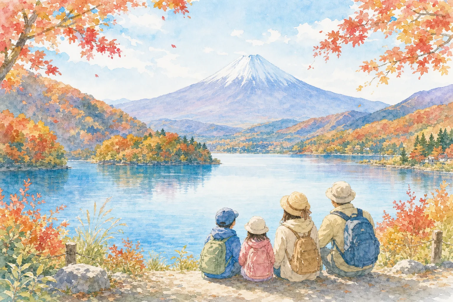 2026年 丹沢湖の紅葉 1日満喫コース