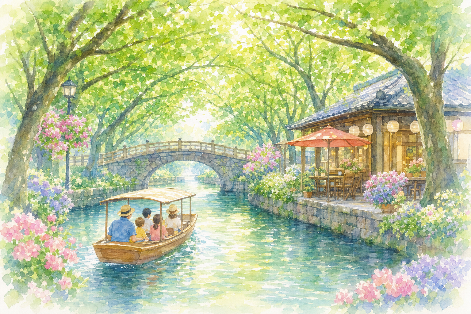 松川遊覧船乗り場（松川茶屋）
