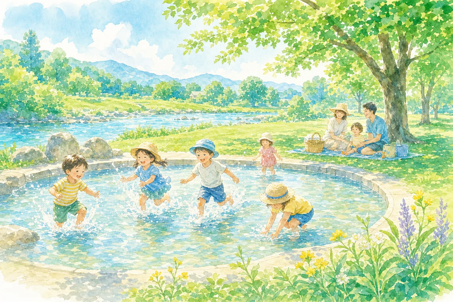 2026年 荒川水辺公園 じゃぶじゃぶ池 1日満喫コース