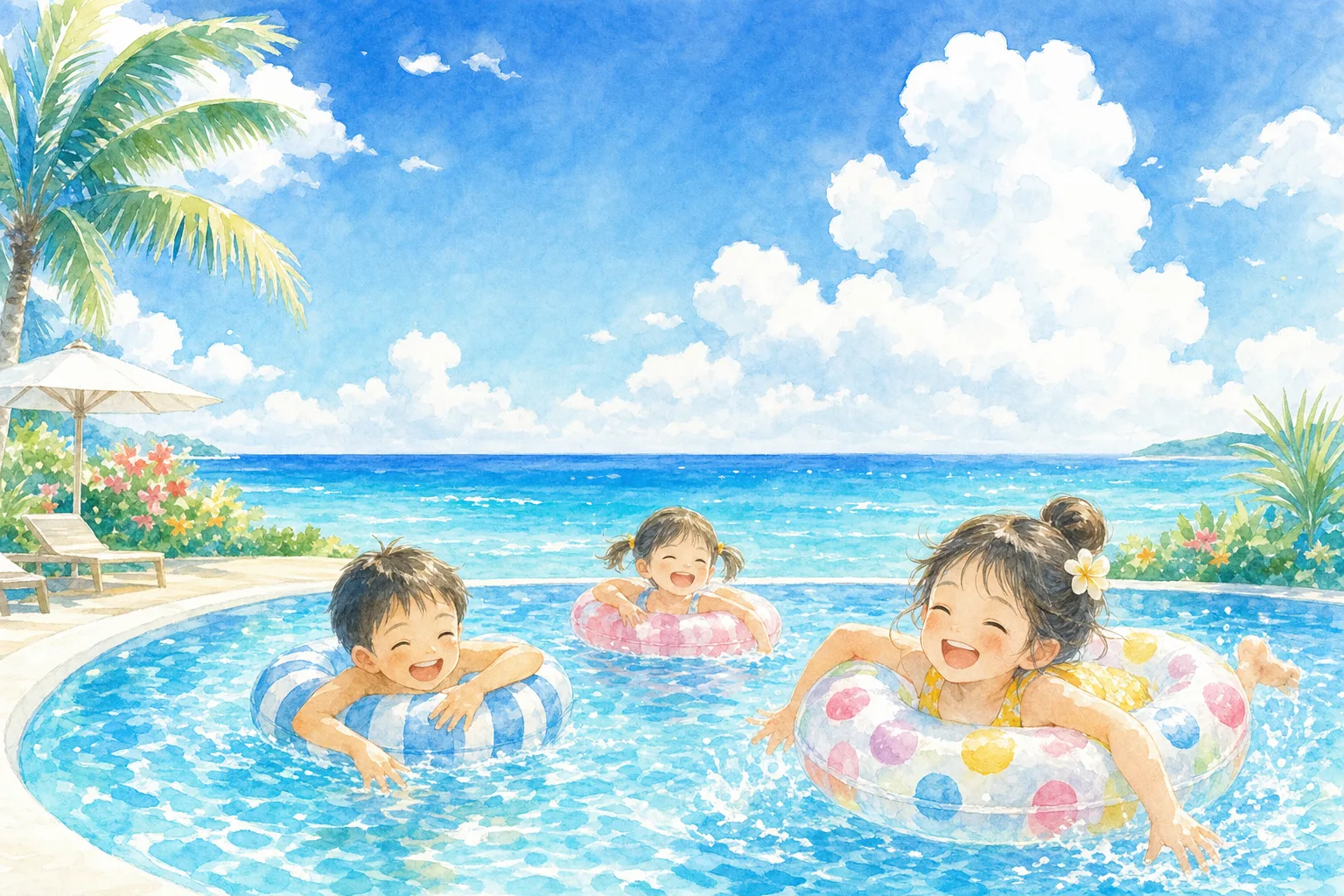 2026年 伊良湖リゾート&コンベンションホテル ビーチサイドプール ハイビスカス 1日満喫コース