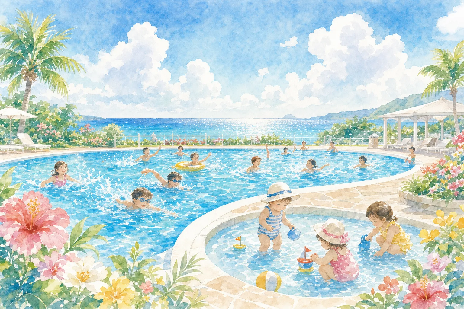 2026年 大在公園プール 1日満喫コース