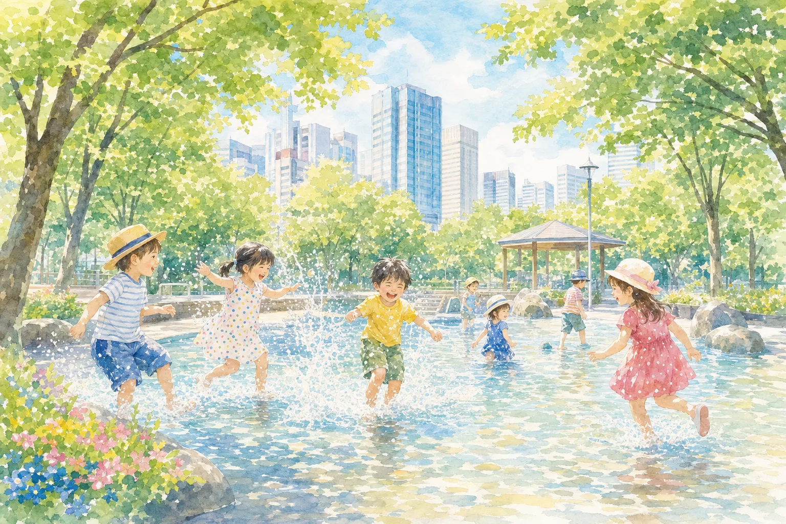 2026年 越前堀児童公園 じゃぶじゃぶ池 1日満喫コース