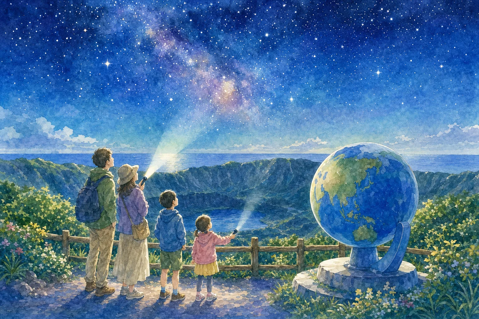 2026年 尾山展望公園の星空 1日満喫コース