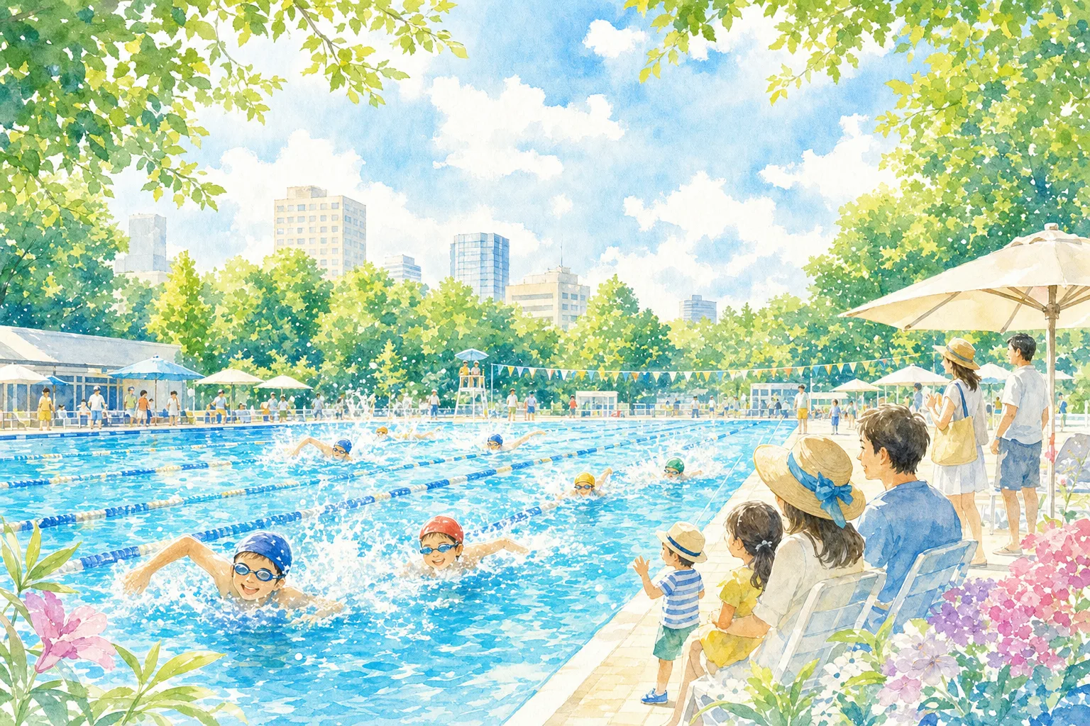 2026年 元町公園プール 1日満喫コース