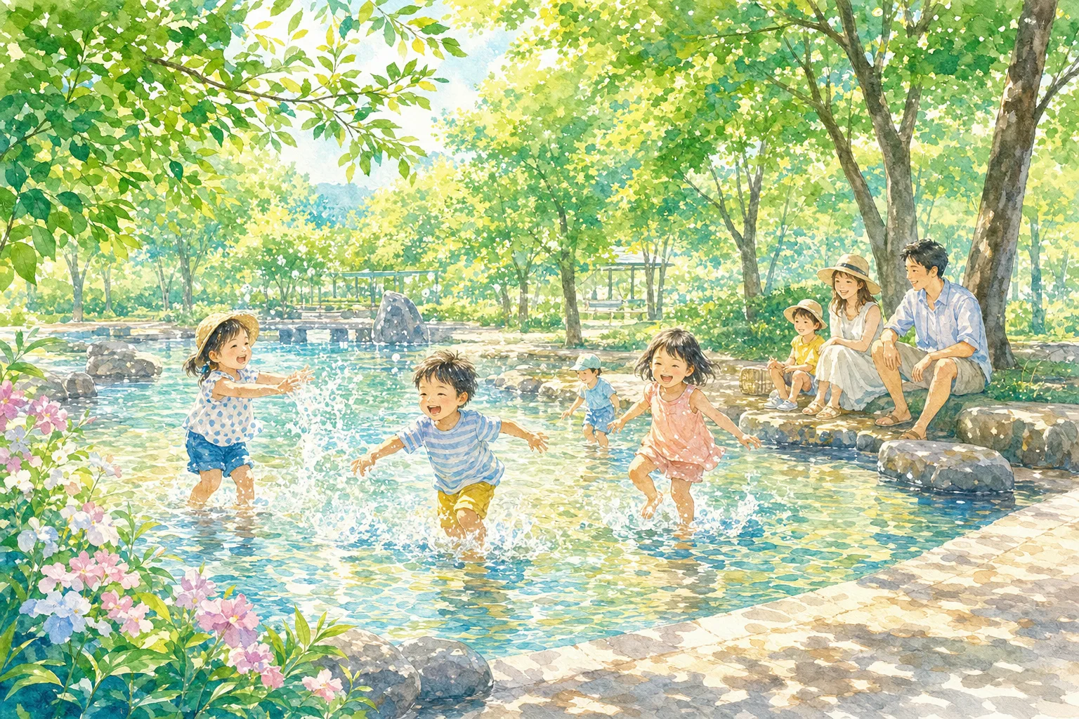 2026年 江原公園 じゃぶじゃぶ池 1日満喫コース