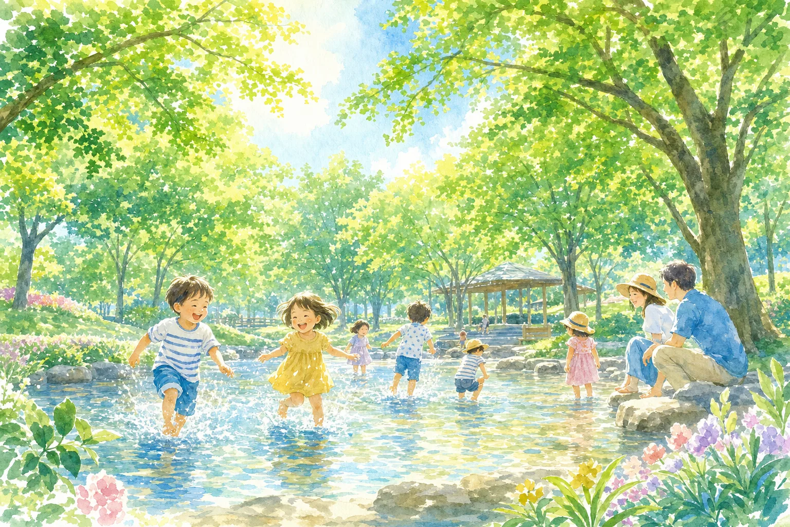 2026年 林試の森公園 ジャブジャブ池 1日満喫コース