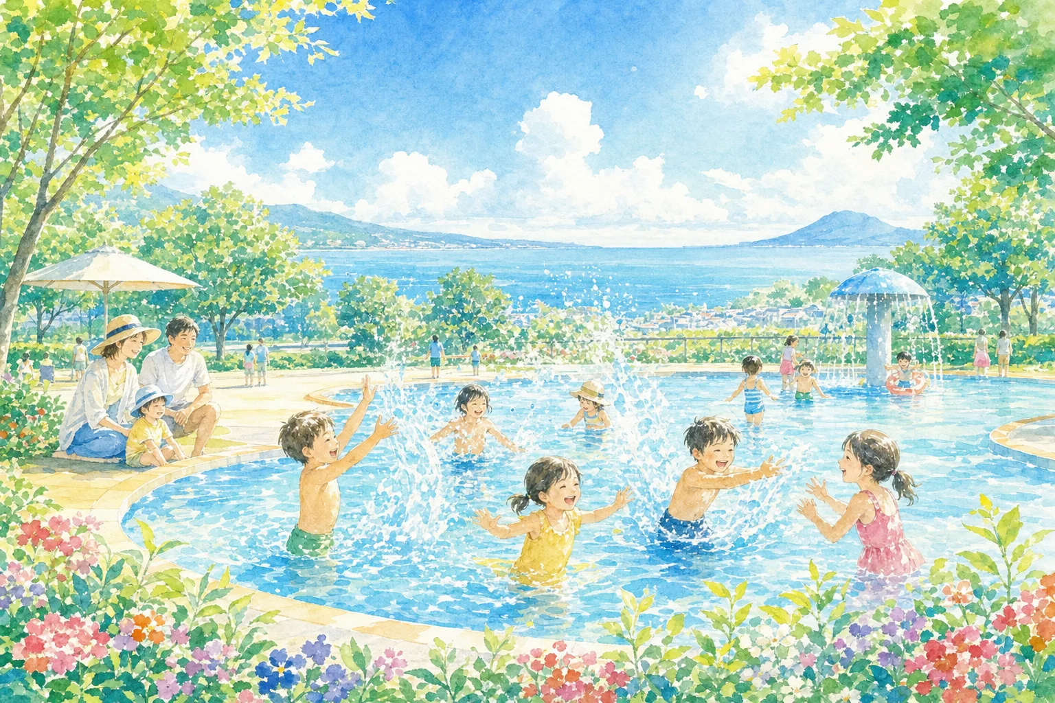 2026年 用宗公園プール 1日満喫コース