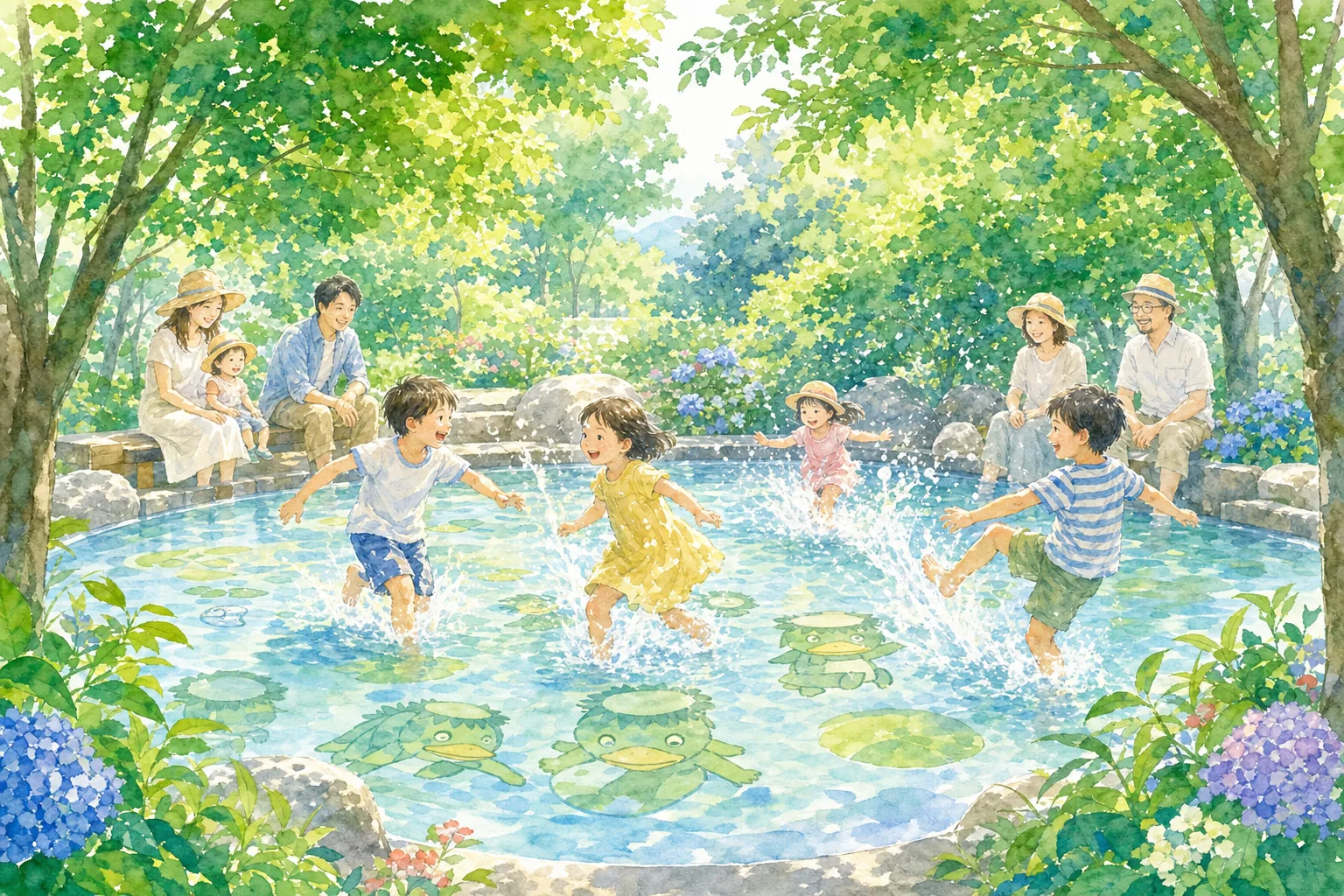 2026年 六木中央公園 じゃぶじゃぶ池 1日満喫コース