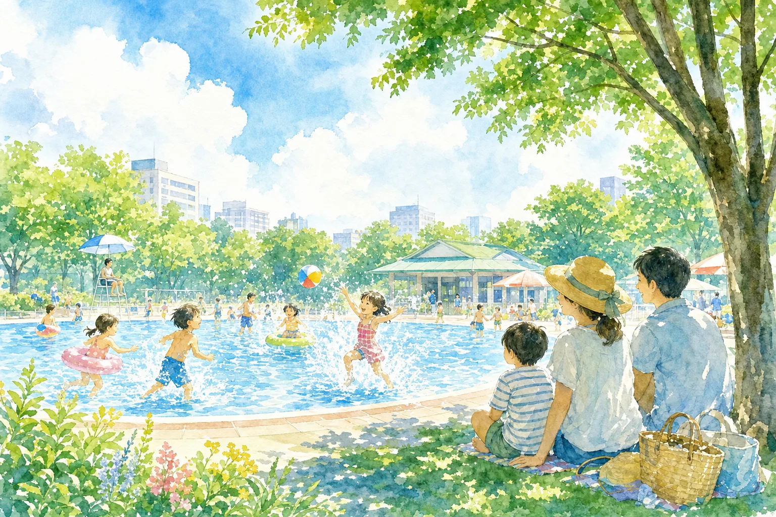 2026年 中村公園プール 1日満喫コース