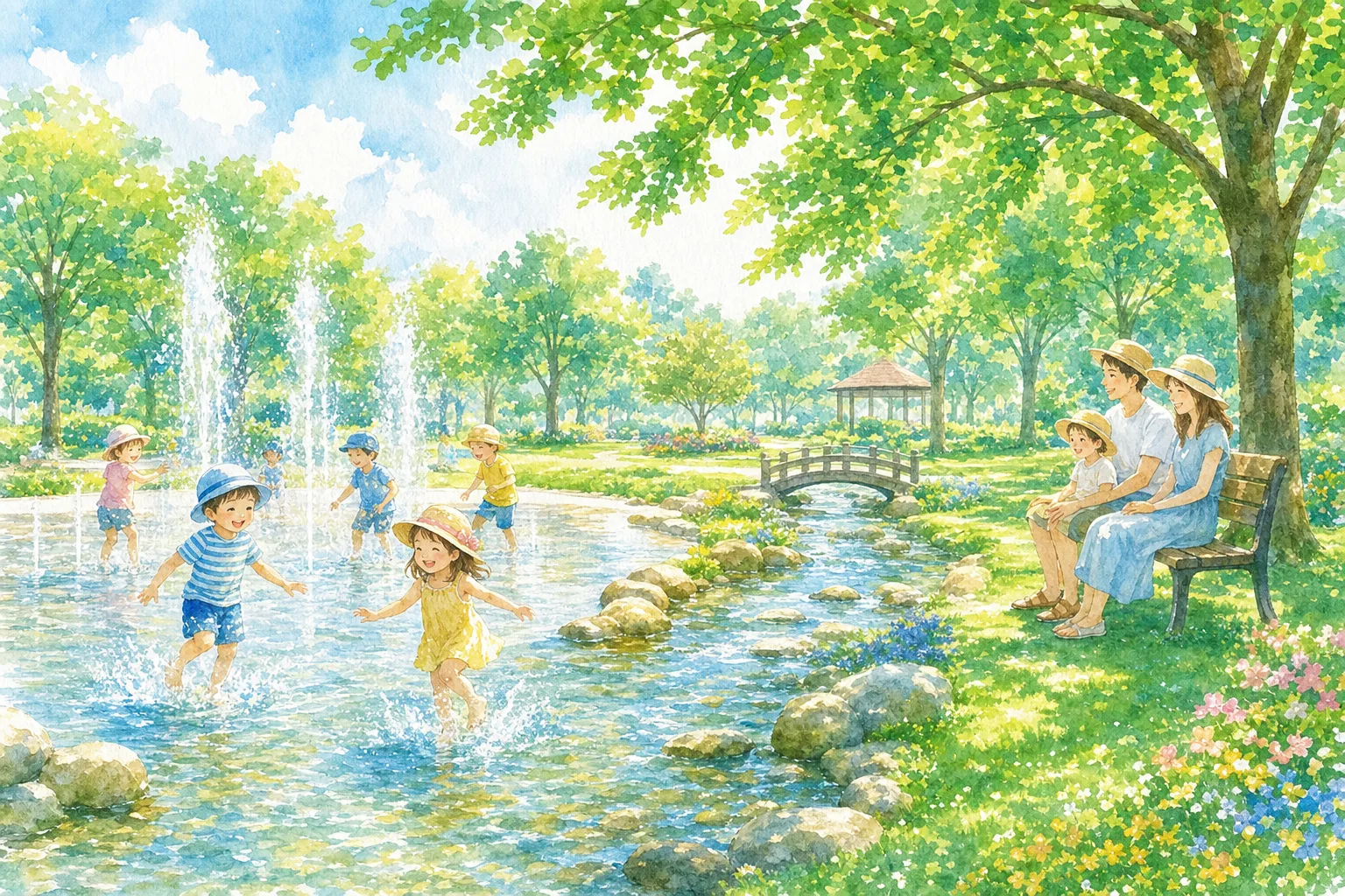 2026年 大平運動公園 噴水広場・せせらぎ広場 1日満喫コース