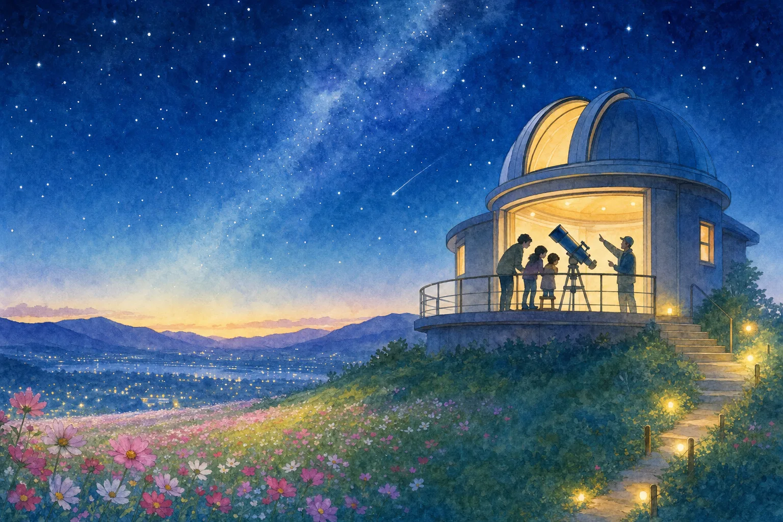 2026年 白木峰高原とコスモス花宇宙館の星空 1日満喫コース