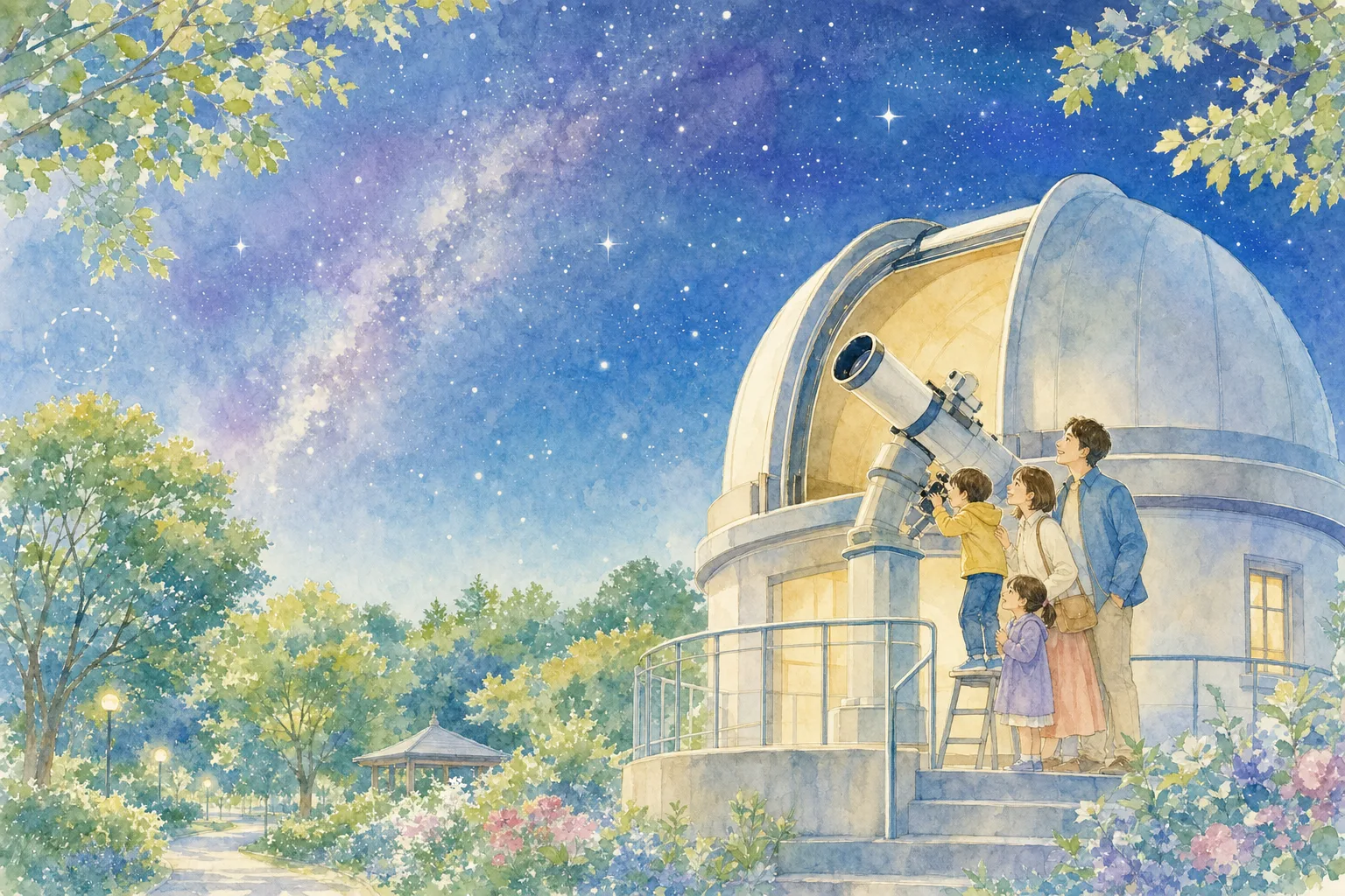 2026年 上尾市自然学習館 上尾天文台の星空 1日満喫コース