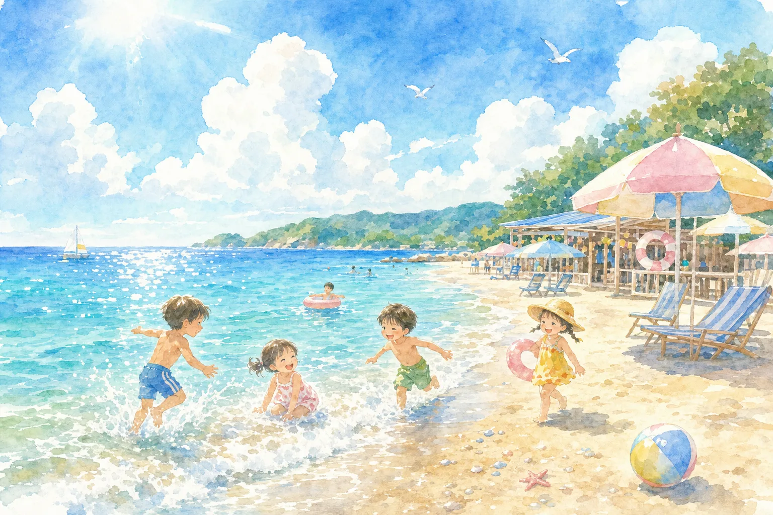 湯野浜海水浴場