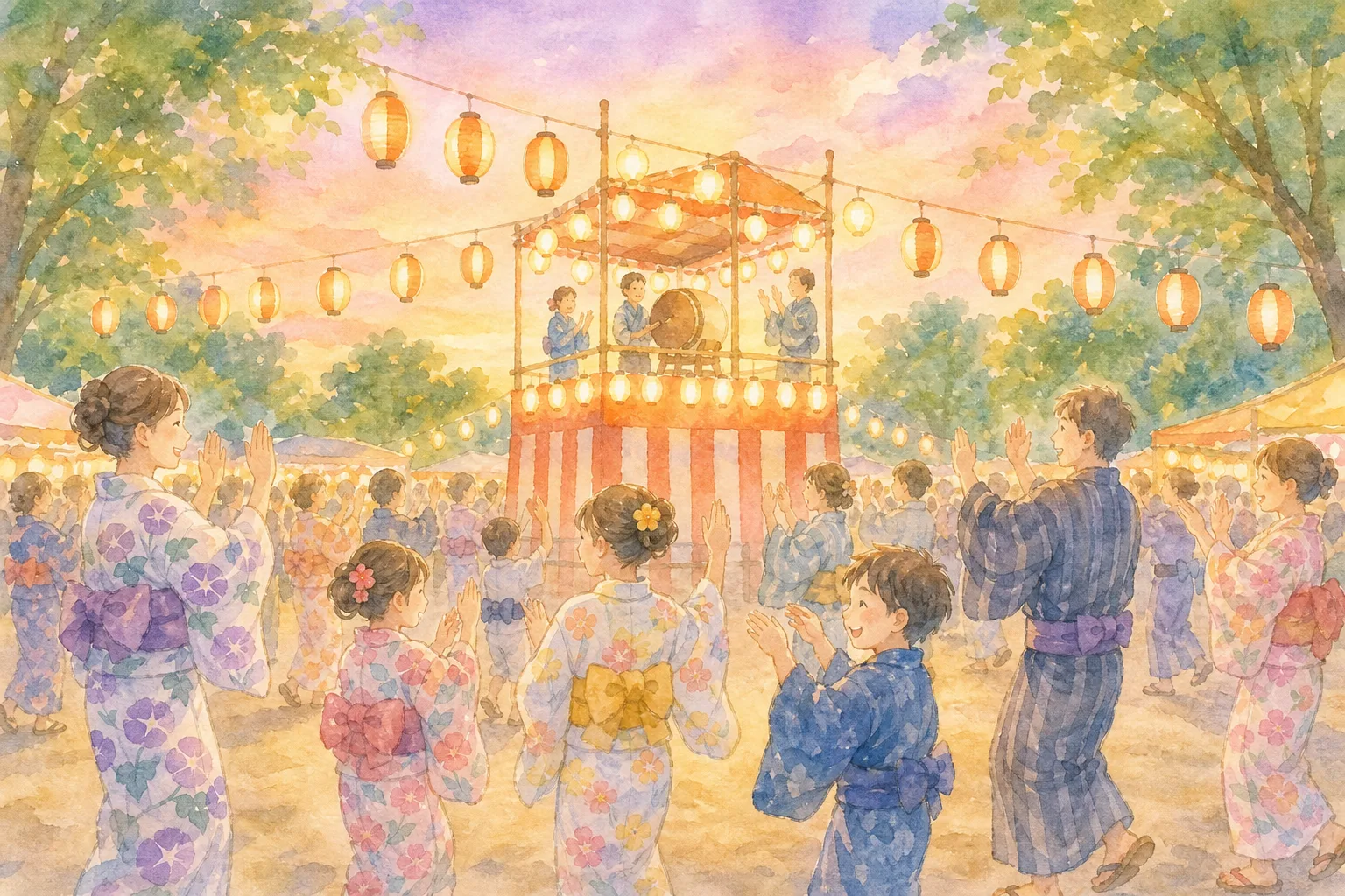 三笠市中央公園(三笠北海盆おどり会場)