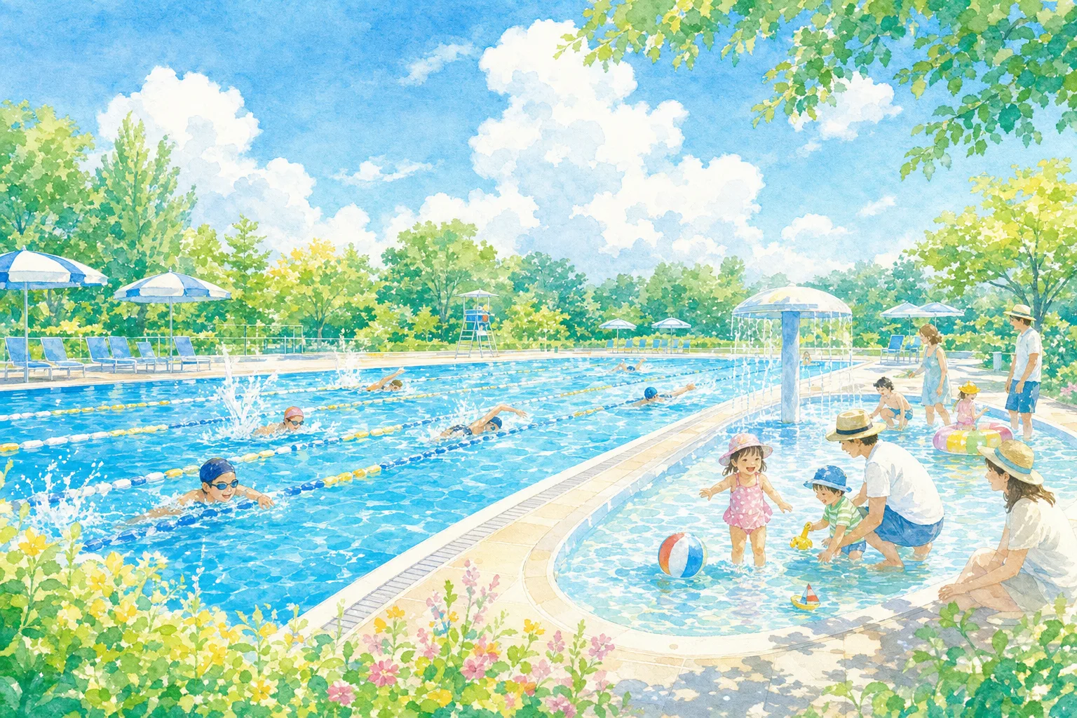 2026年 花巻市市民プール 1日満喫コース