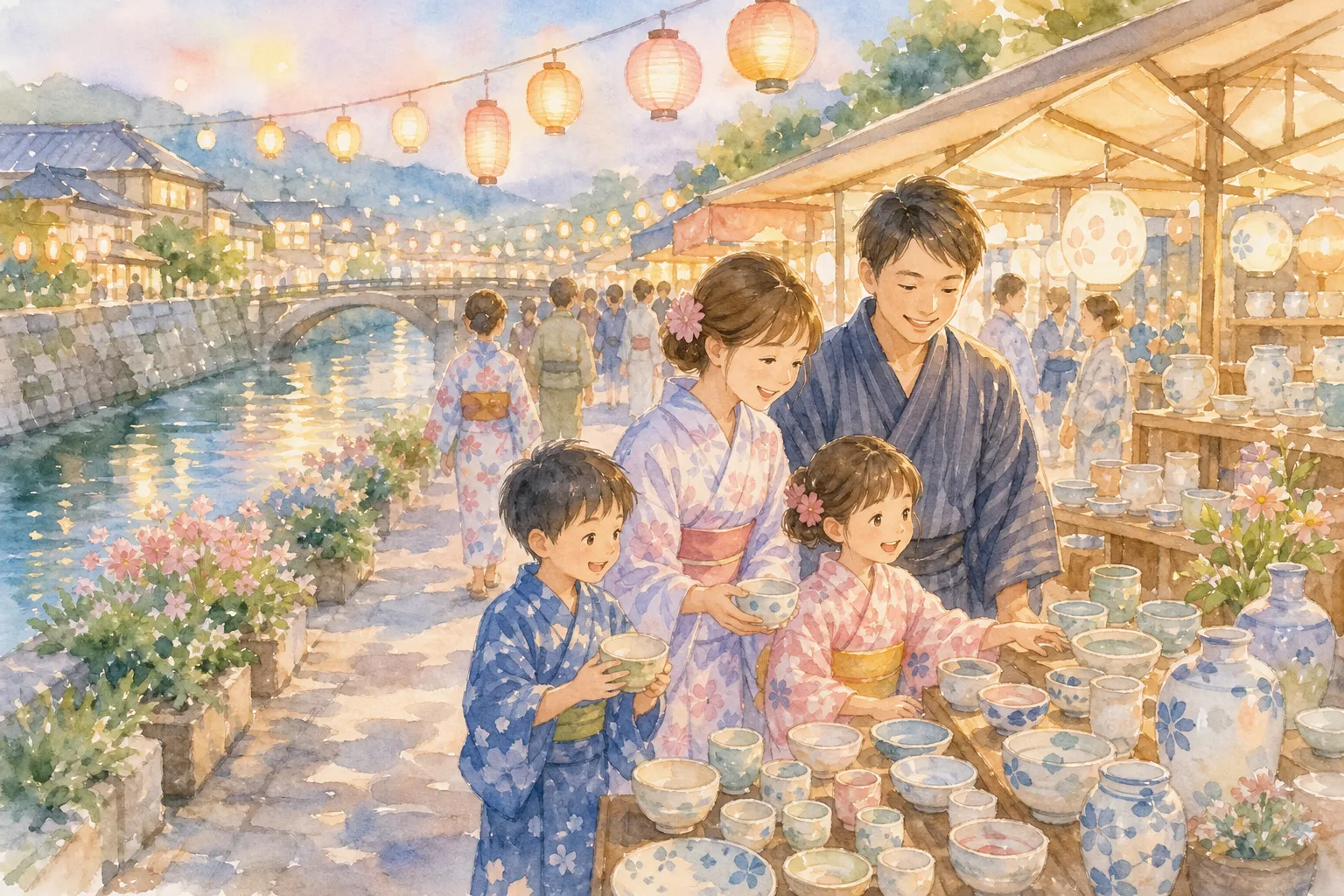 尾張瀬戸駅周辺・瀬戸川沿い(せともの祭会場)