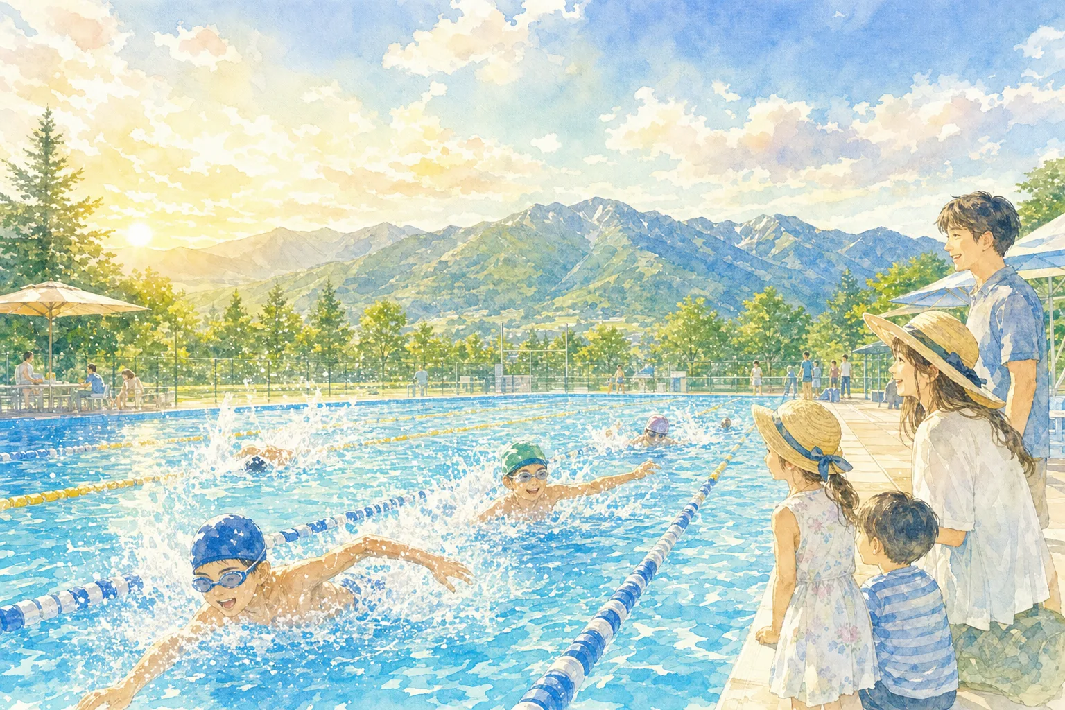 2026年 長野市安茂里市民プール 1日満喫コース