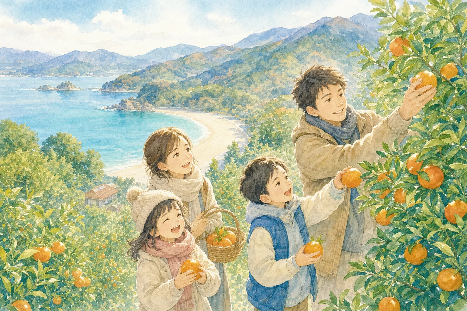 2026年 土実樹農園(みかん狩り)の味覚狩り 1日満喫コース
