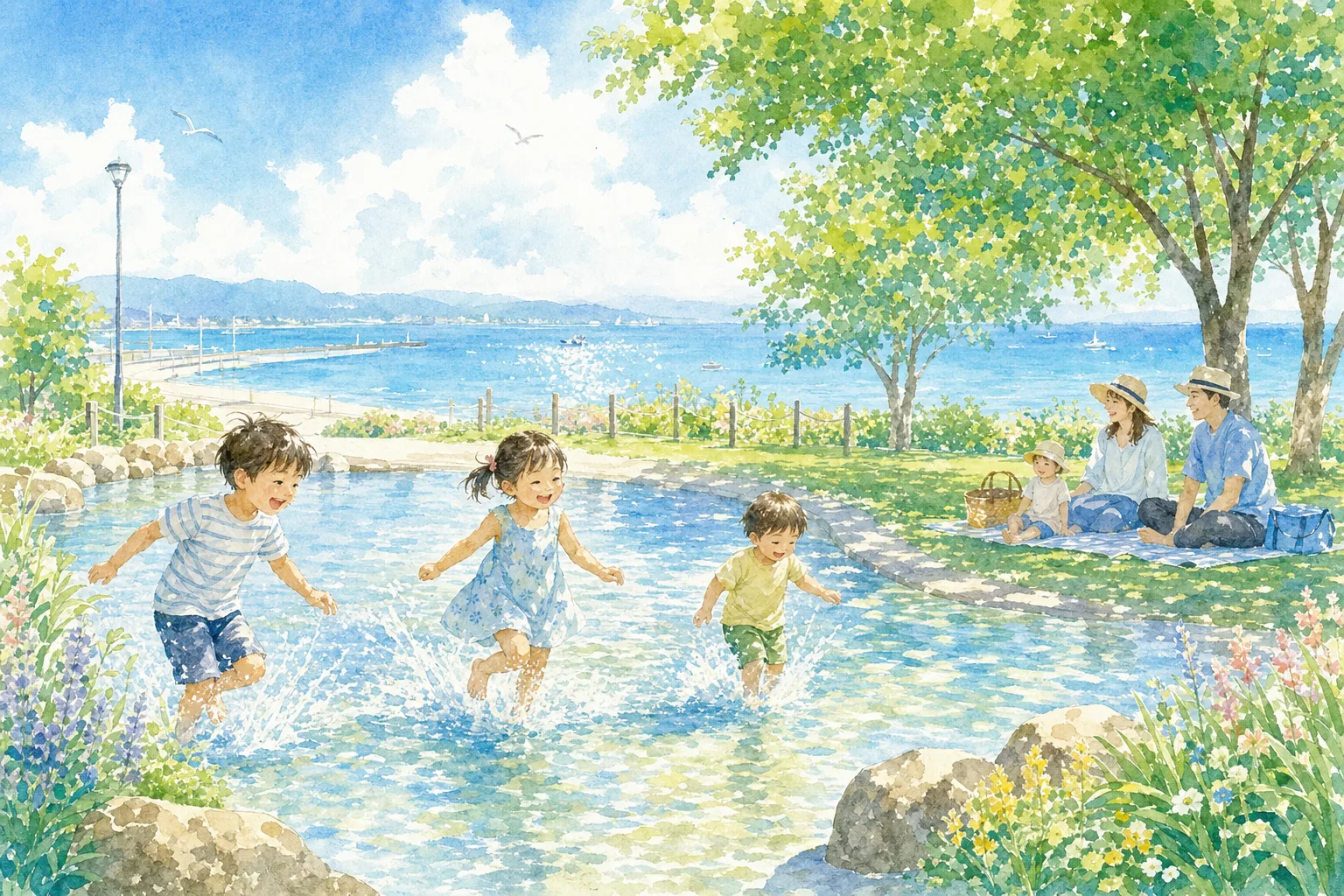 2026年 箕田公園 水遊び場 1日満喫コース