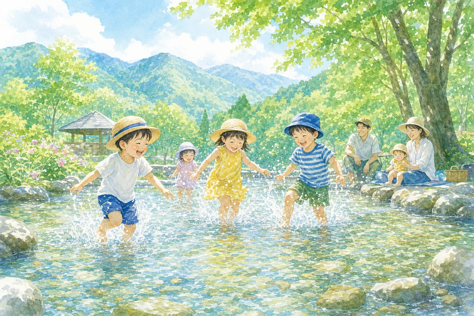 2026年 東三瓶フラワーバレー じゃぶじゃぶ池 1日満喫コース