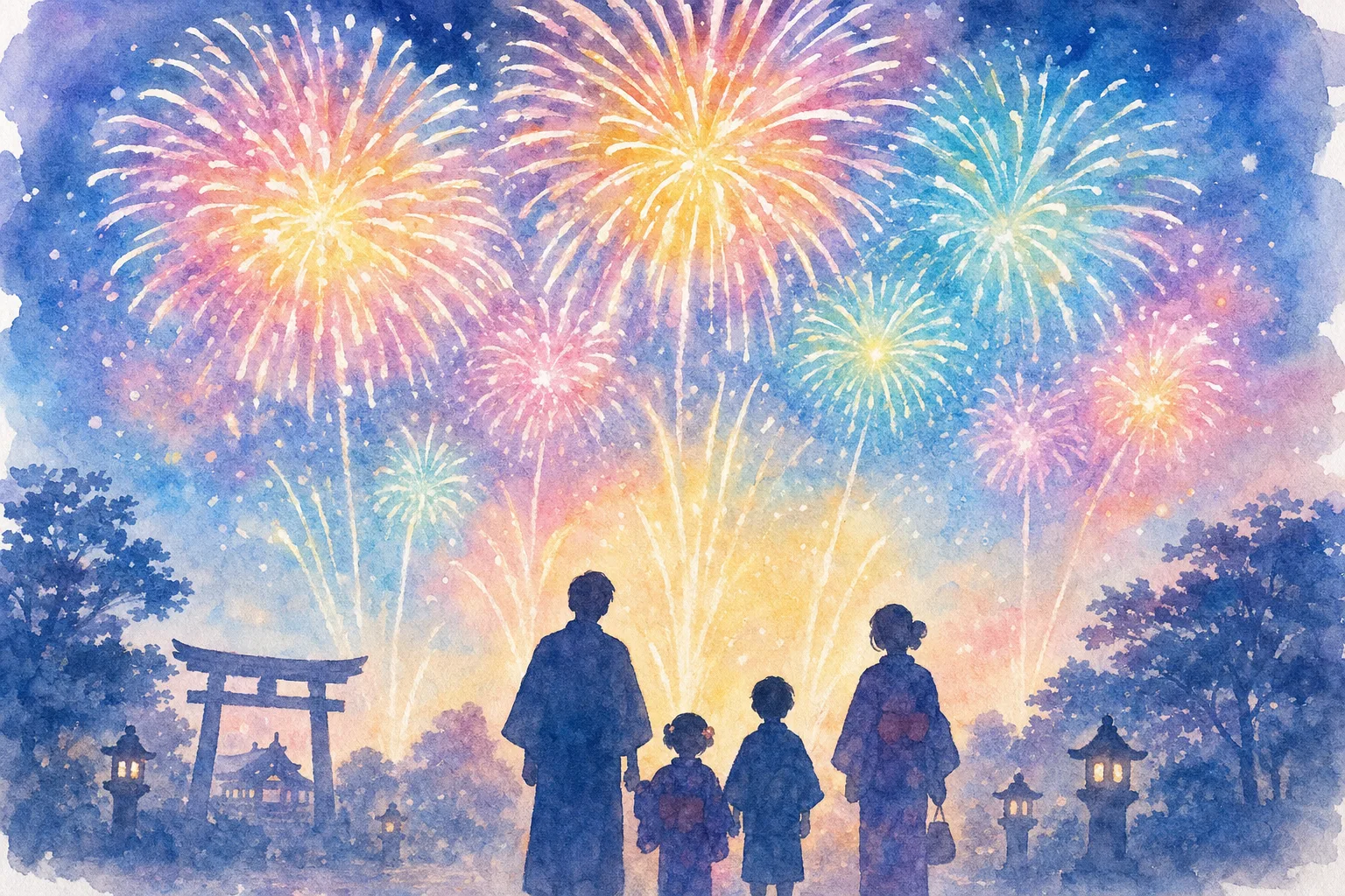 宇佐神宮 夏越祭り花火会場