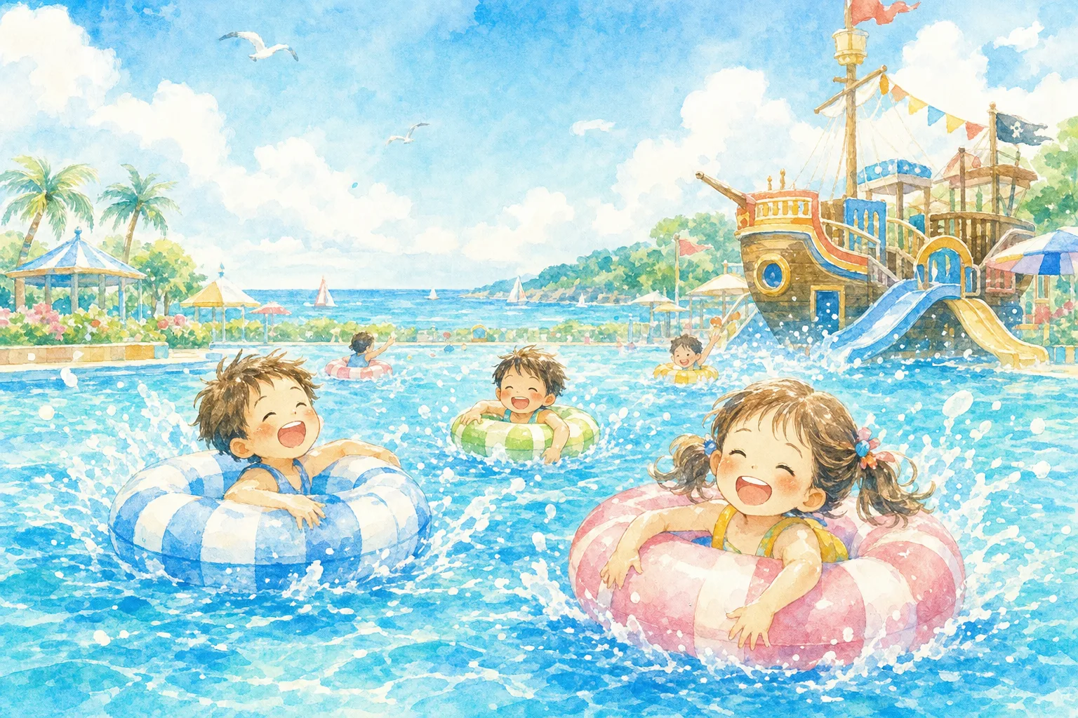 2026年 明石海浜プール 1日満喫コース