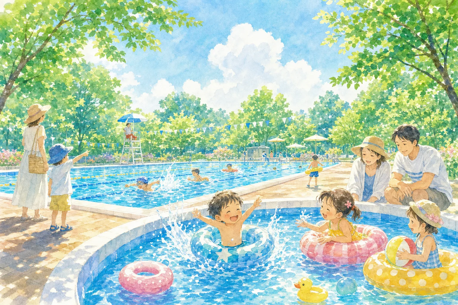 2026年 南行徳公園プール 1日満喫コース