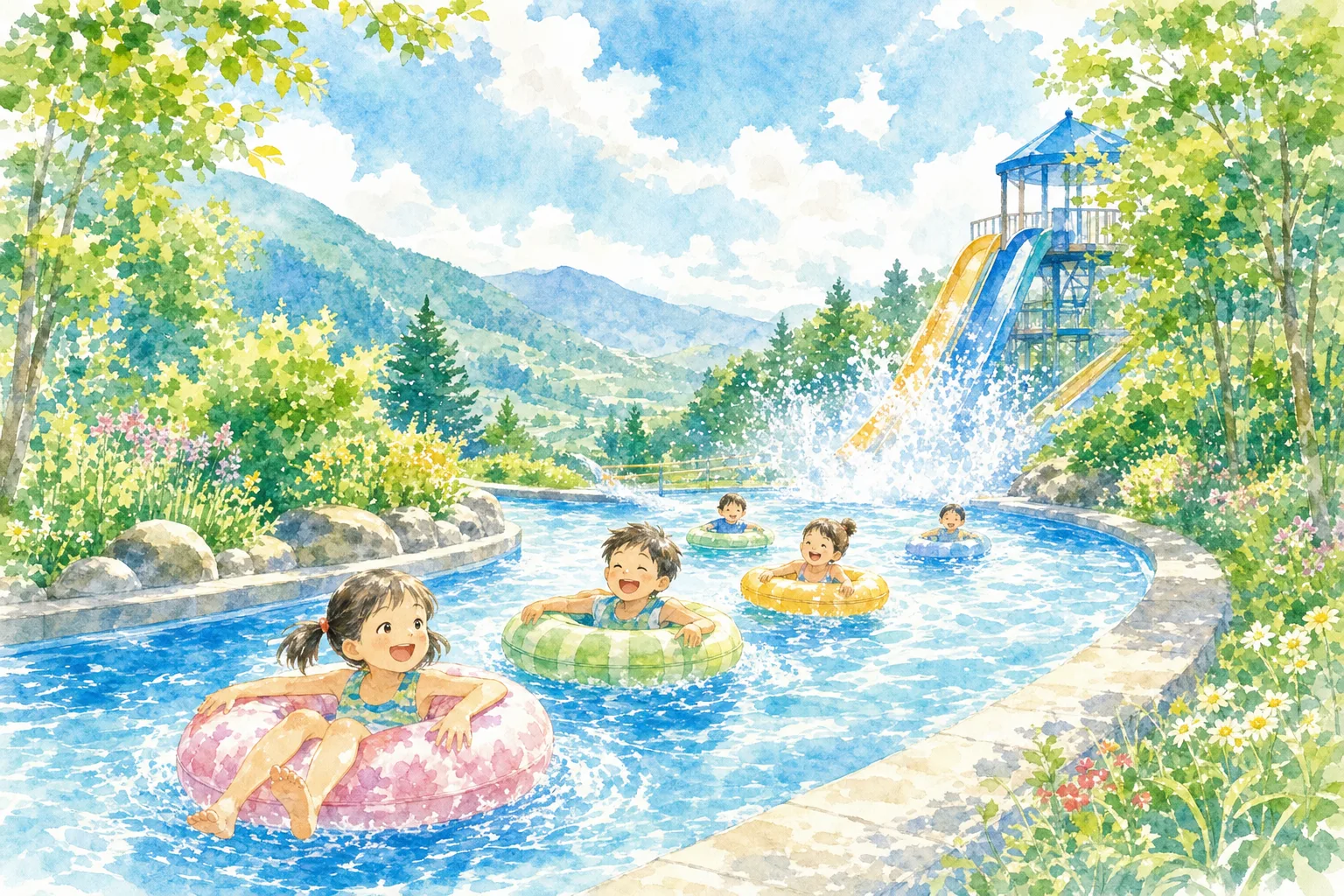 2026年 佐久市駒場公園 屋外流水プール 1日満喫コース
