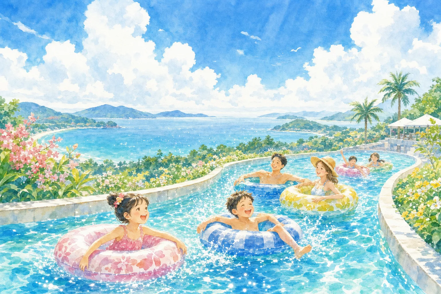 2026年 ダグリ岬遊園地 流水プール 1日満喫コース