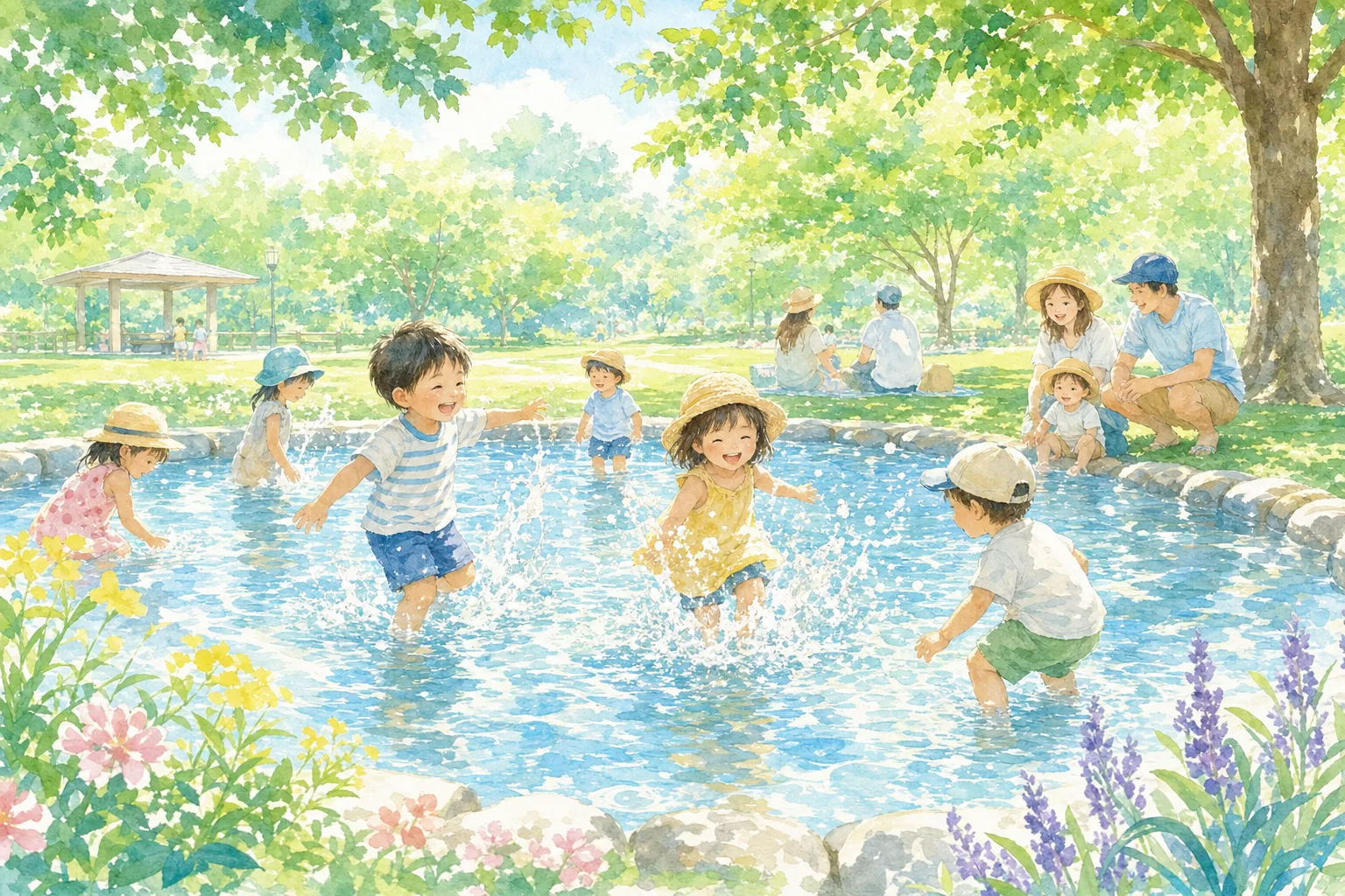 2026年 水とふれあいの広場 ジャブジャブ池 1日満喫コース