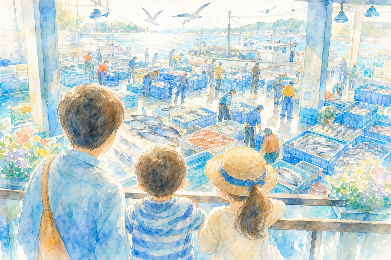 気仙沼市魚市場