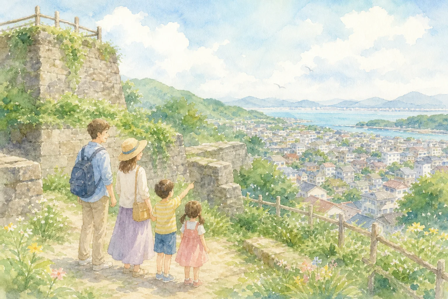 伊作城（亀丸城）城址