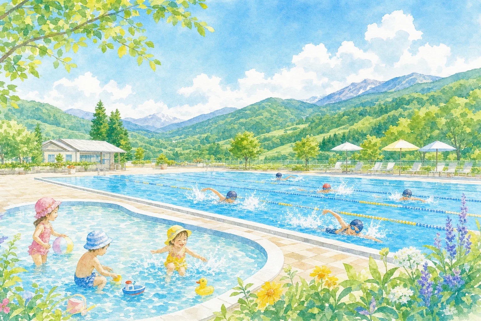 2026年 久井運動公園B&G海洋センタープール 1日満喫コース