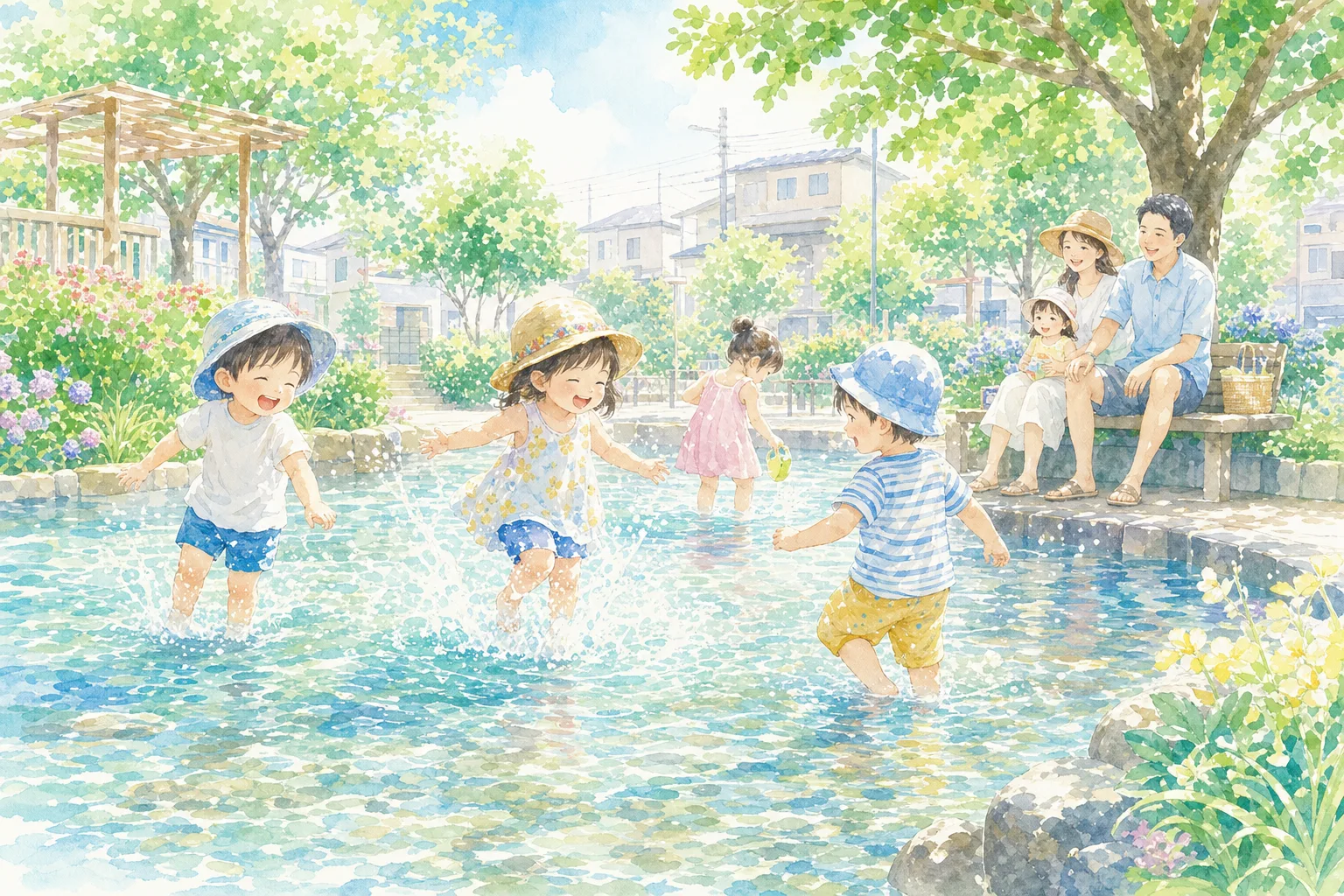 2026年 日暮里南公園 じゃぶじゃぶ池 1日満喫コース