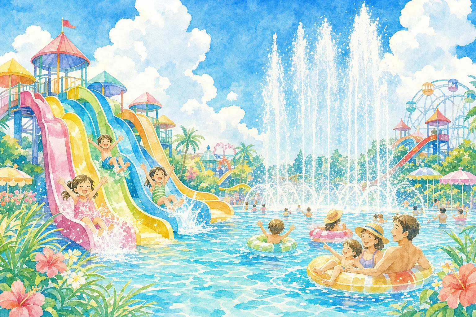 2026年 日本モンキーパーク 水の楽園モンプル 1日満喫コース