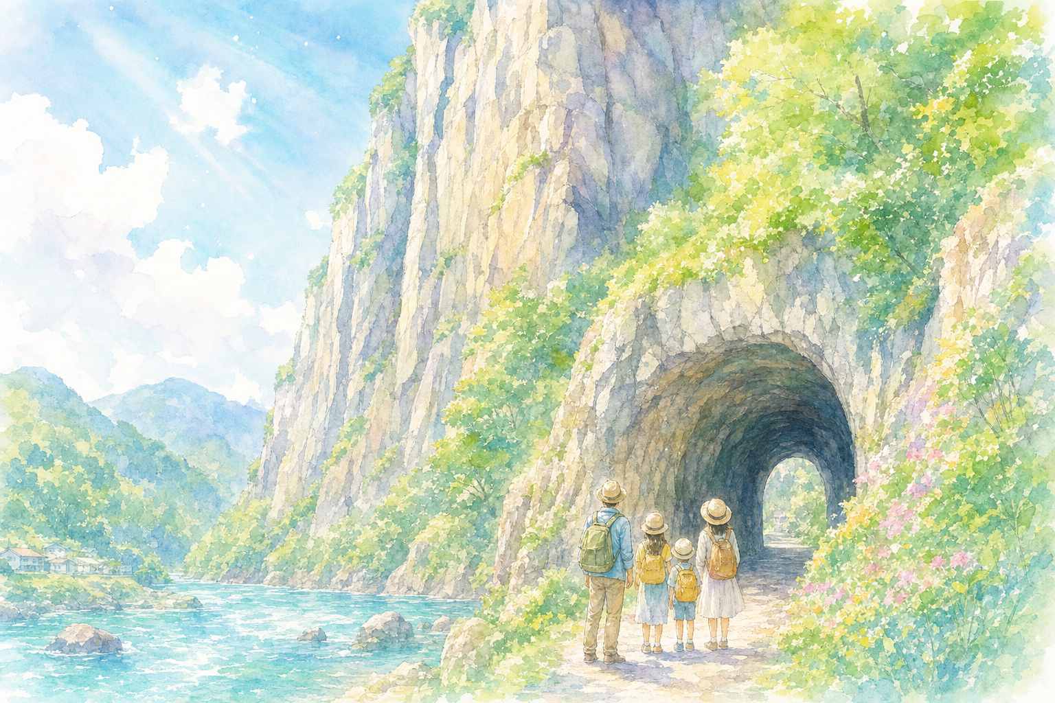 青の洞門